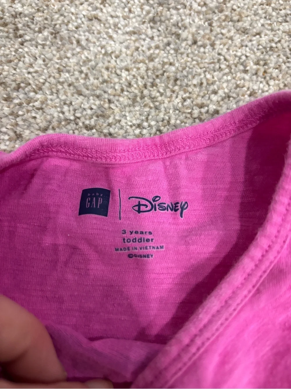 Lot of Toddler Girl Minnie Mouse Shirt Bundle 3T Gap Disney short sleeve tee